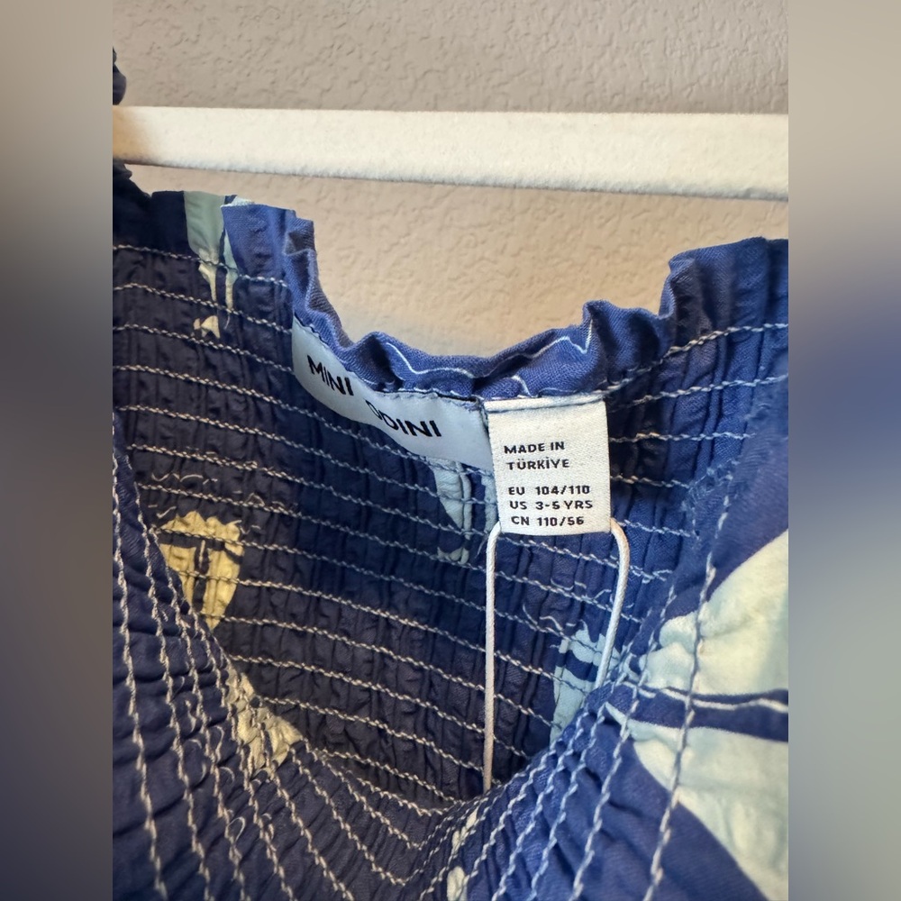 NWT Girls Mini Rodini sailboat dress - Picture 3 of 5